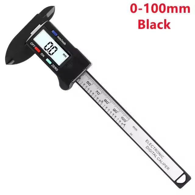 150mm Digital Caliper – Carbon Fiber Vernier Gauge with LCD Display
