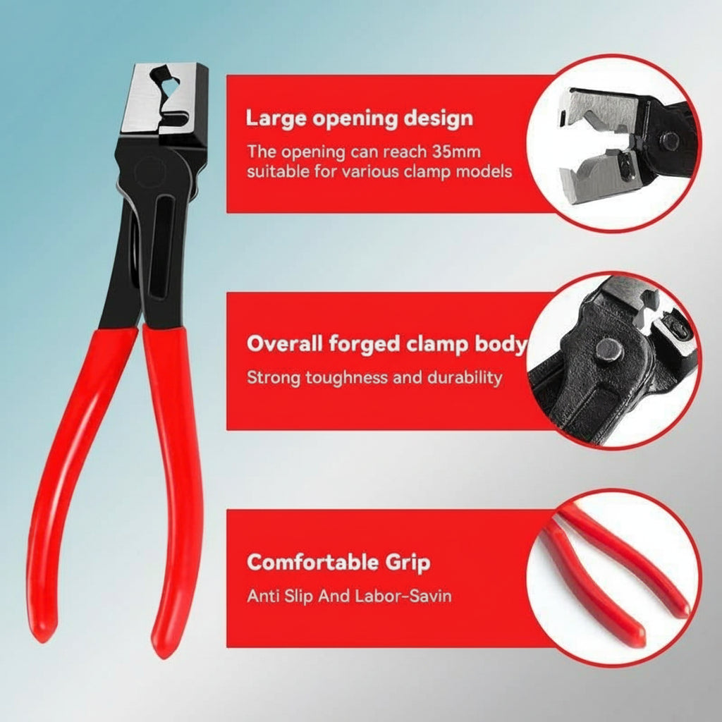 Automotive Electrical Disconnect Pliers Kit,Auto Repair Plier,High-Carbon Steel Connector Separator 60 ° Pliers,Hose Clamp Plier,Car Trim Clip Removal Pliers,Plug Release Tool and Wire Terminal Removal in Storage Bag.